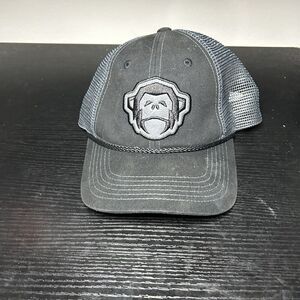 Howler Brothers Bros Mens Adjustable Black Mesh Back Hat El Mono Monkey